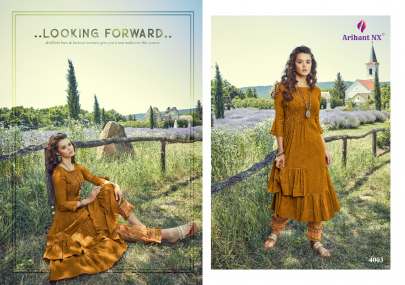 Arihant Nx Zoella Kurti with Pant Wholesale Catalog 8 Pcs