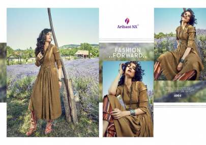 Arihant Nx Zoella Kurti with Pant Wholesale Catalog 8 Pcs