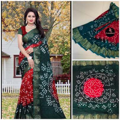 Art Silk New Bandhani Saree