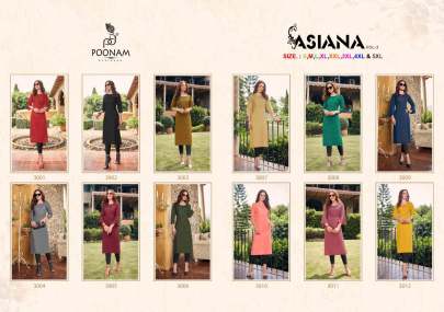 Asiana Vol 3 Kurti Catalouge