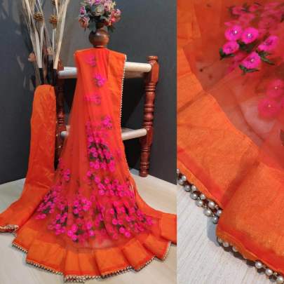 BEAUTIFUL PARTY WEAR NET SAREE