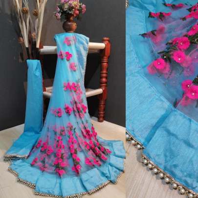 BEAUTIFUL PARTY WEAR NET SAREE