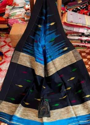 BEAUTIFUL SIMPLE BHAGALPURI SAREE FOR TRADITINAL FUNCTIONS 