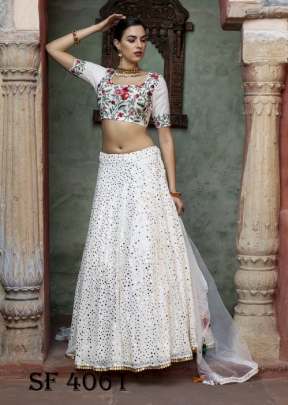 BRIDESMAID VOL 10 Designer Lehengha choli In White Color BY SHUBHKALA