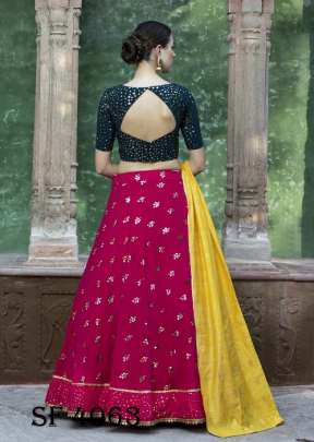 BRIDESMAID VOL 10 Designer Lehengha choli In Rani Color BY SHUBHKALA