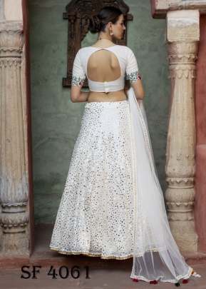 BRIDESMAID VOL 10 Designer Lehengha choli In White Color BY SHUBHKALA