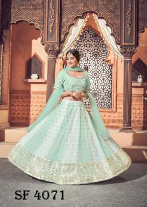 BRIDESMAID VOL 12 Bridal Look Lehengha Choli In Pista Color By SHUBHKALA