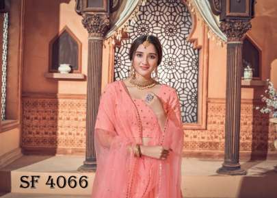 BRIDESMAID VOL 12 Bridal Look Lehengha Choli In Peach Color By SHUBHKALA