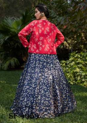 BRIDESMAID VOL 9 Wedding Wear Lehengha Choli In Navy Blue Color By SHUBHKALA