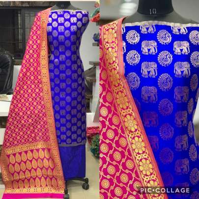 Banarasi Jacqurd Naylon With  Zari  Work  Butti