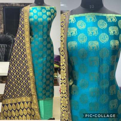 Banarasi Jacqurd Naylon With  Zari  Work  Butti 