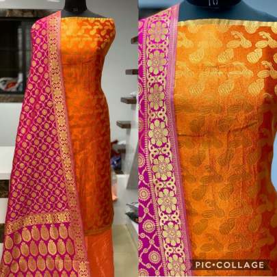 Banarasi Jacqurd Naylon With  Zari  Work  Butti