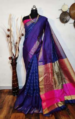 Banglori Raw Silk Purple