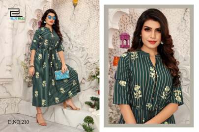 Blue Hills Walkway Vol 2 Kurti Wholesale Catalog 10 Pcs