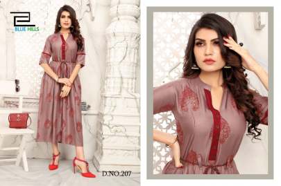 Blue Hills Walkway Vol 2 Kurti Wholesale Catalog 10 Pcs