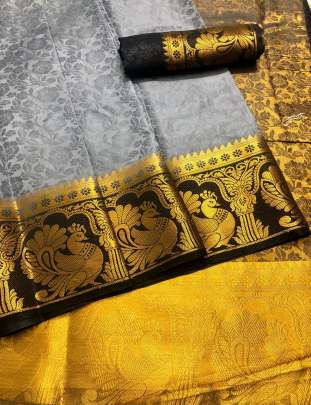 Chit Pallu Grey Color