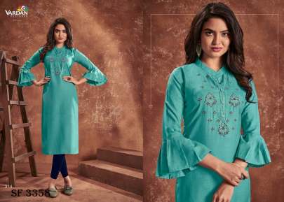 Cloud Vol-1 Baloon Slives Kurti In 5 Color By Vardan Desginer