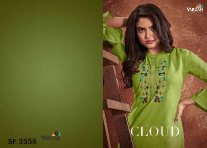 Cloud Vol-1 Baloon Slives Kurti In 5 Color By Vardan Desginer