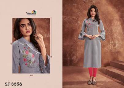 Cloud Vol-1 Baloon Slives Kurti In 5 Color By Vardan Desginer