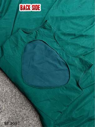 Crape Silk In Dark Green Color By HK CLOTHING