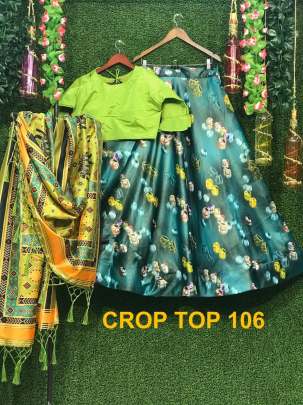 Crop Top Designer Lehenga