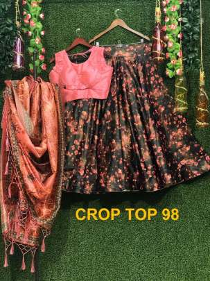 Crop Top Designer Lehenga