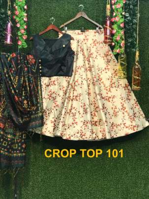 Crop Top Designer Lehenga