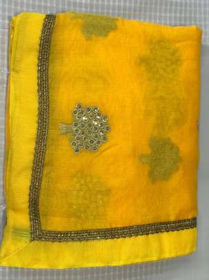 DESIGNER CHANDERI SILK SAREE