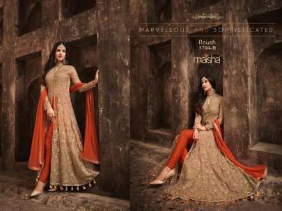 DN LFH 5704 Salwar Suit Orange