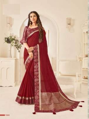 Dasigner Silk Look Saree Catalogue