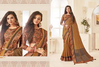 Dasigner Silk Look Saree Catalogue