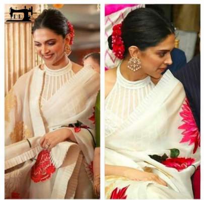 Deepika Padukone Bollywood Designer Saree