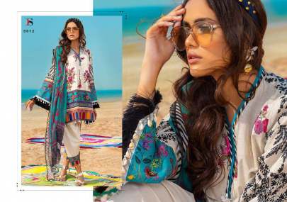 Deepsy Muzlin With Chiffon Dupatta