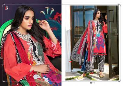 Deepsy Muzlin With Chiffon Dupatta