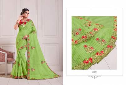 Designer Platinum Two Toned Shaded Silk Mix Saree Catalogs