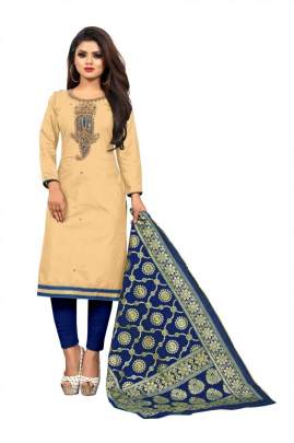 EXCLUSIVE COTTON DRESS MATERIAL SUIT