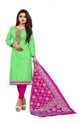 EXCLUSIVE COTTON DRESS MATERIAL SUIT