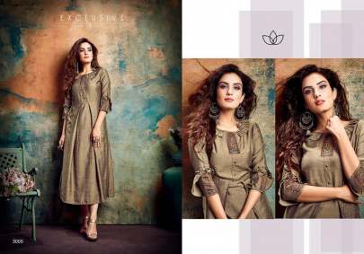 Evermore Silver Pearls Vol 3 Kurti Wholesale Catalog 6 Pcs