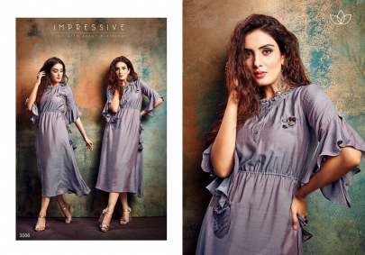 Evermore Silver Pearls Vol 3 Kurti Wholesale Catalog 6 Pcs