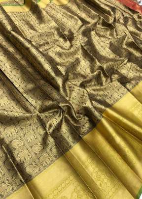 Exclusive kora muslin weaving sarees with pretty zari weaves desing