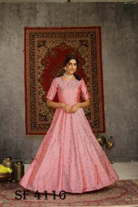 FLORY VOL 15 Anarkali Long Gown In Pink Color By SHUBHKALA