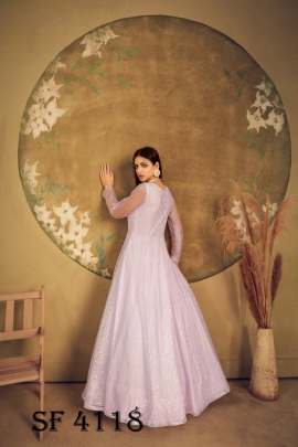 FLORY VOL 16 Anarkali Long Gown In Violet Color By SHUBHKALA