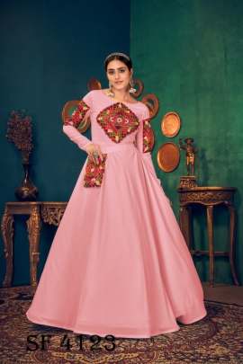 FLORY VOL 17 Anarkali Long Gown In Pink Color By SHUBHKALA