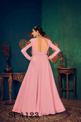 FLORY VOL 17 Anarkali Long Gown In Pink Color By SHUBHKALA