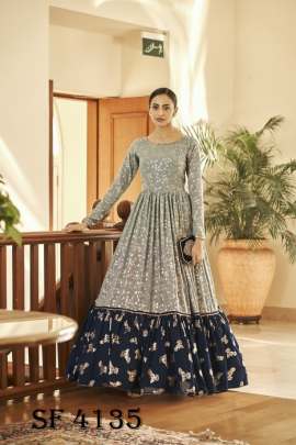 FLORY VOL 18 Anarkali Long Gown In Multi Color By SHUBHKALA