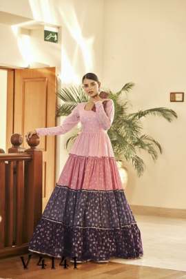 FLORY VOL 18 Anarkali Long Gown In Multi Color By SHUBHKALA