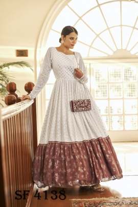 FLORY VOL 18 Anarkali Long Gown In Multi Color By SHUBHKALA