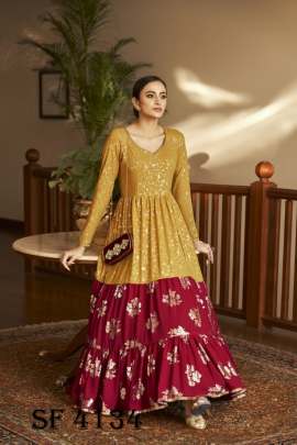 FLORY VOL 18 Anarkali Long Gown In Multi Color By SHUBHKALA