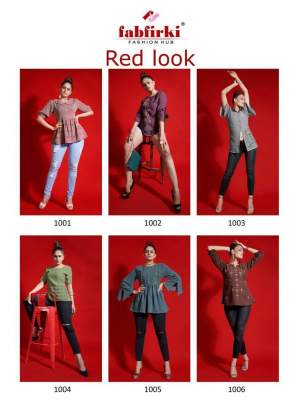 Fabfirki Red Look Top Catalog