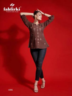 Fabfirki Red Look Top Catalog